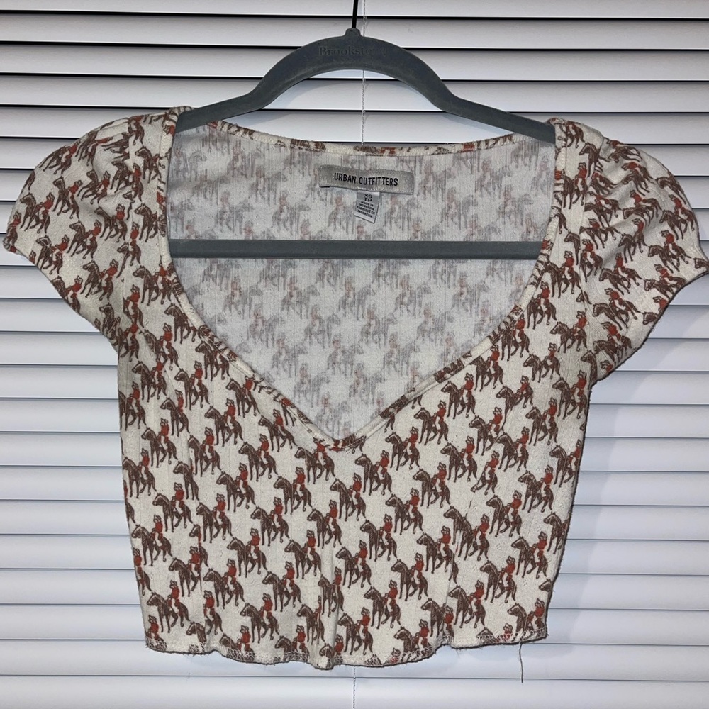 Cowboy printed Urban Outfitters top